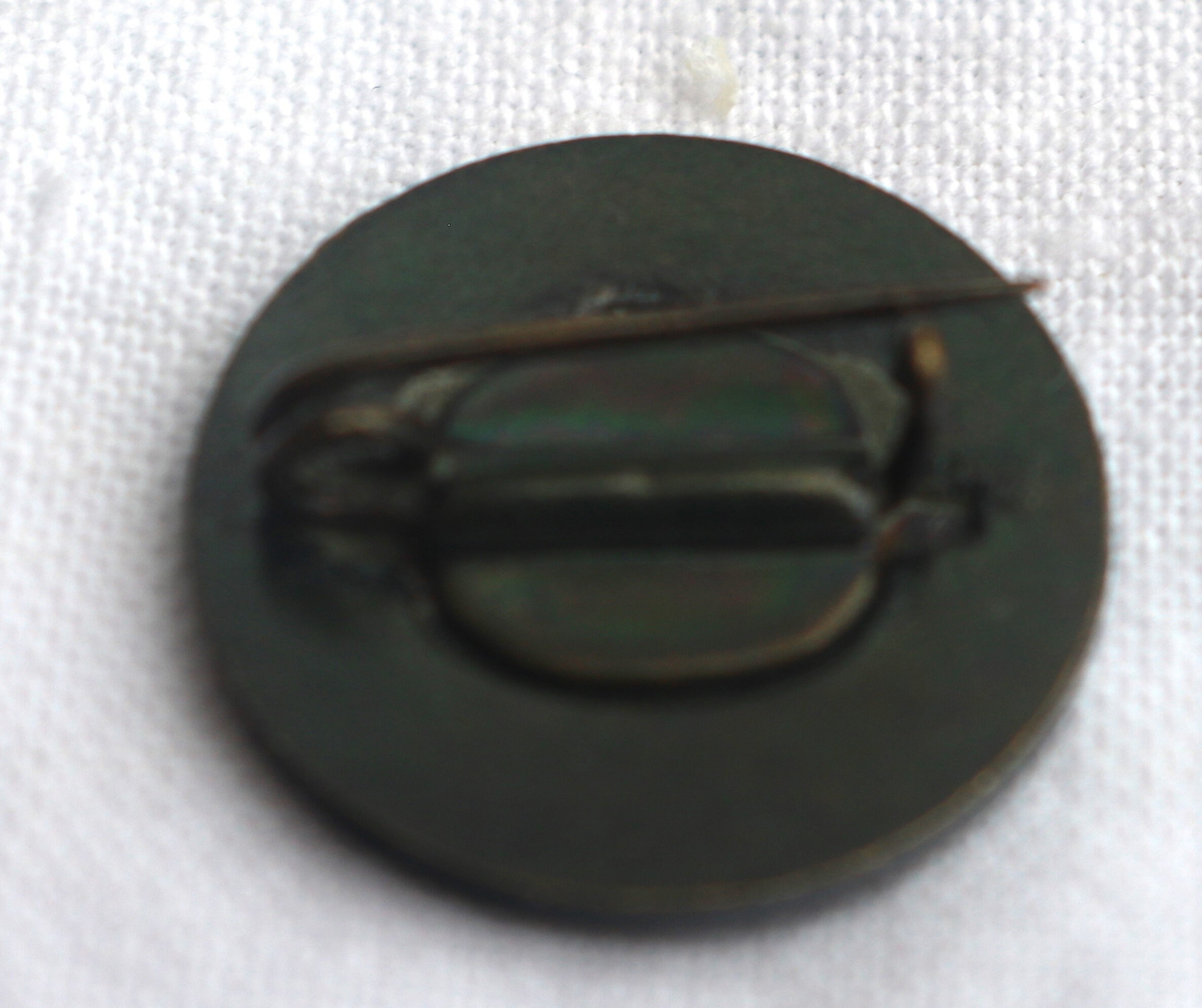 Vtg, Cub Scouts, BSA Bobcat, Round Metal Uniform Lapel Pin, C Closure ...