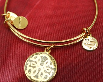 Rare, Alex and Ani, Path of Life, Infused Color, Charm Bracelet