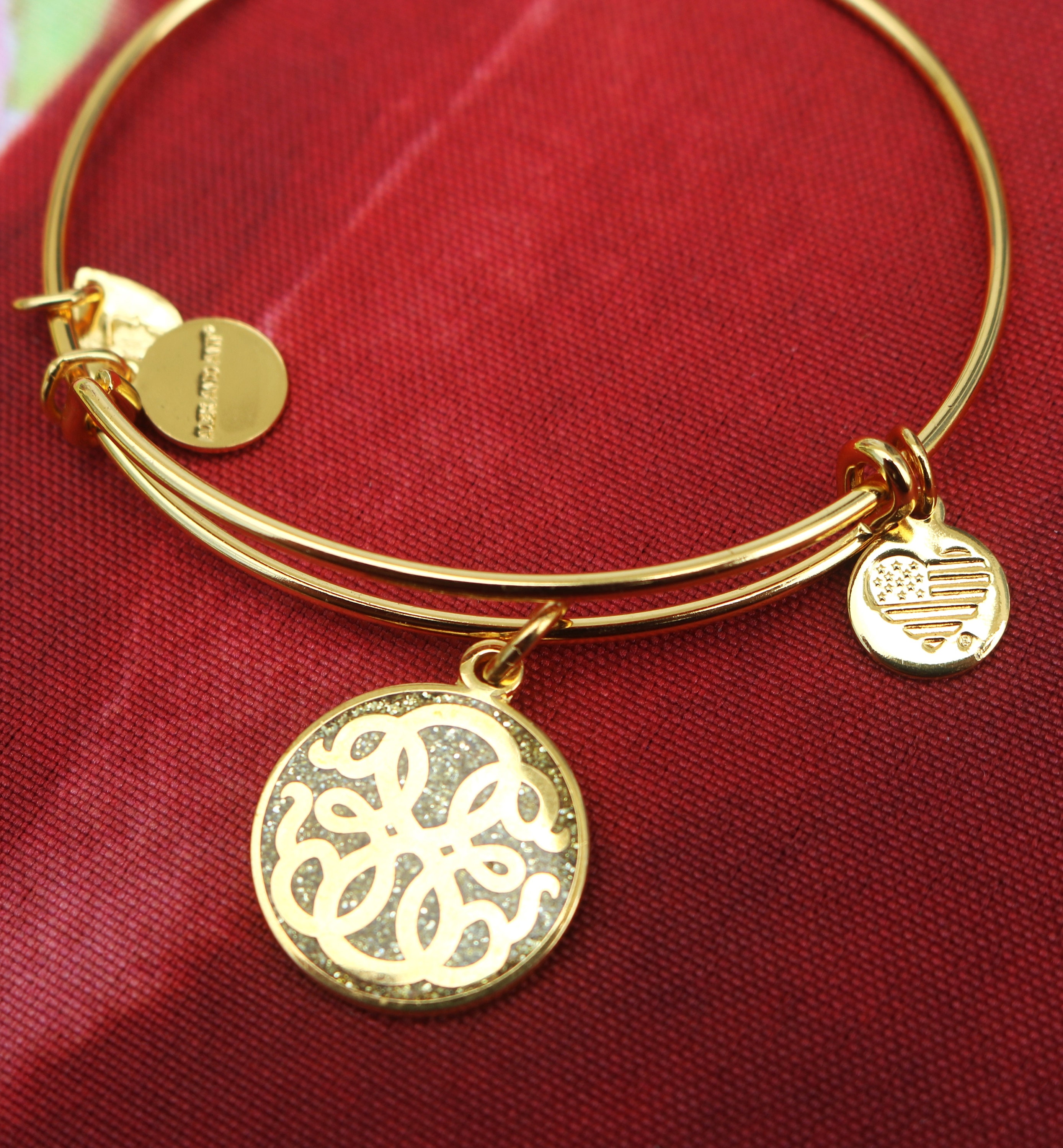 Rare Alex and Ani Path of Life Infused Color Charm Bracelet Bangle Wire Adjustable Knowledge Strength and Motivation Gold Tone Etsy