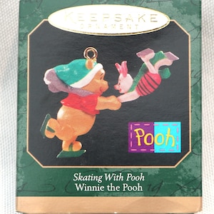 Hallmark Keepsake, Miniature Skating with Pooh, Dated 1999, Ornament, Handcrafted, Winnie the Pooh