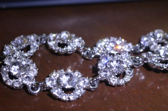 Chloe and Isabel Rhinestone Bracelet/ Romance/ Rh… - image 1