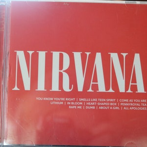Nirvana/Icons/ Grunge Band/ CD