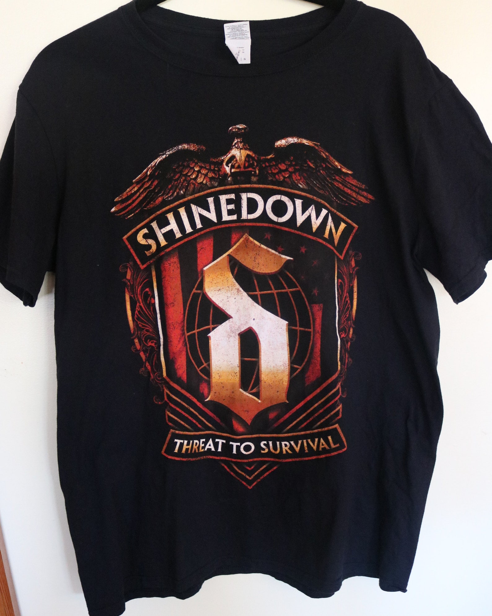 shinedown tour t shirt