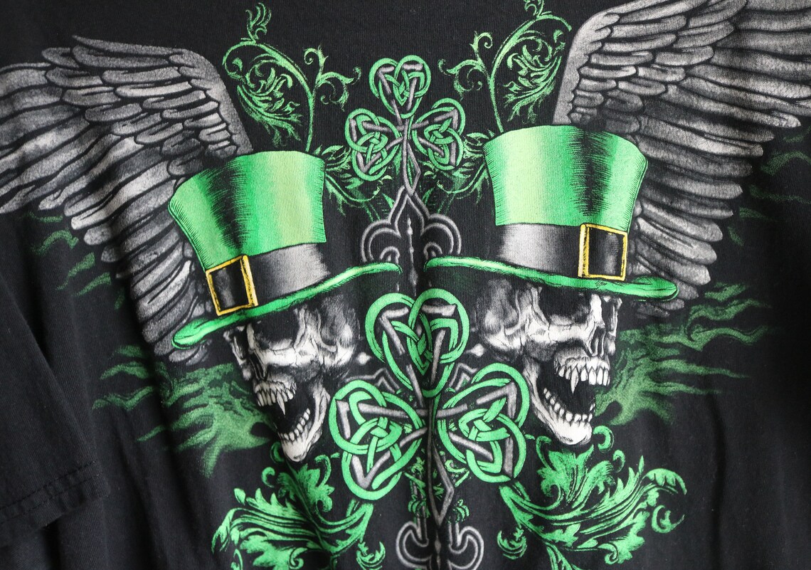 Celtic/ Skull Vampire/ Wings/ Shamrock/ Irish Claddagh/ Etsy