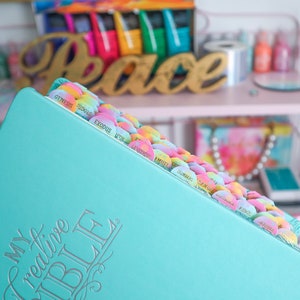 Teal KJV Holy Bible with Colorful Tabs , My Creative Bible with Bible Tabs