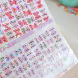 Small Bible Tabs | Printed Bible Tab Stickers | Books of The Bible | Bible Study | Bible Journaling | Illustrated Faith | Compact Bible