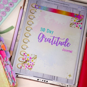 Digital Gratitude Journal For Your Faith | Daily Gratitude Journal for iPad, GoodNotes | Digital Journal | Mindfulness Journal