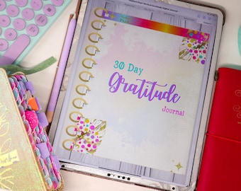 Digital Gratitude Journal For Your Faith | Daily Gratitude Journal for iPad, GoodNotes | Digital Journal | Mindfulness Journal