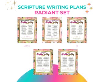Radiant Scripture Writing Plans Set