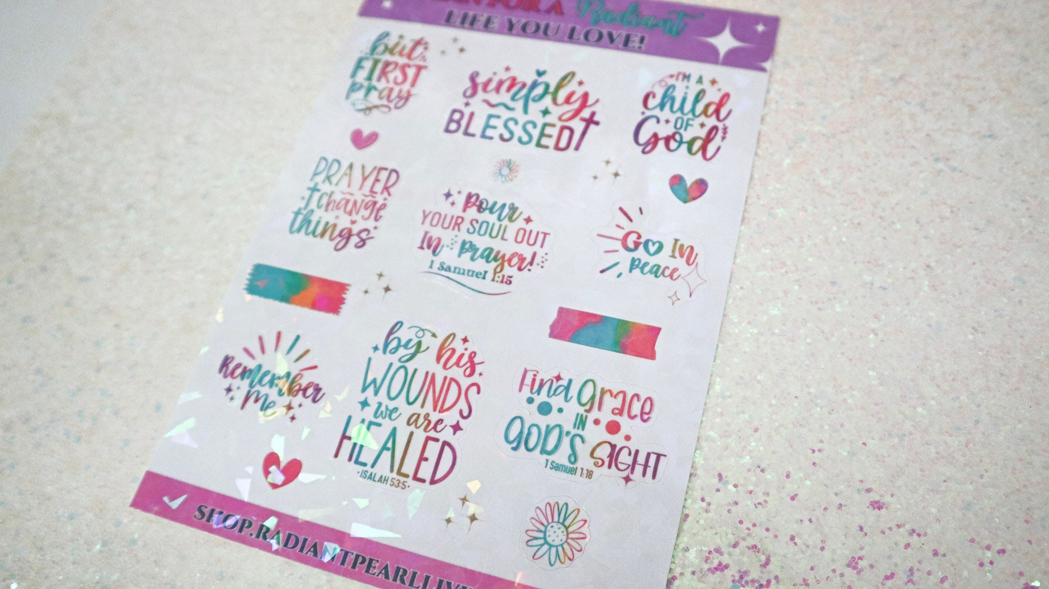 But First Pray Sticker Set | Bible Christian Faith Inspirational ...