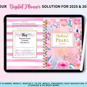 Digital Planner | Goodnotes planner | ipad planner | notability planner | Digital journal | daily digital planner| planner undated