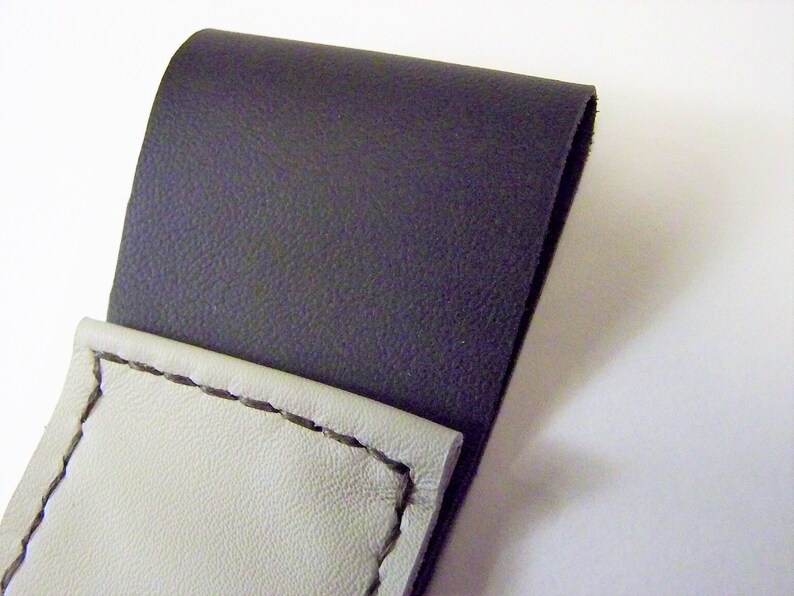 Off White and Brown Leather Magic Wand Holster for Wizard Fans As Seen in UOIOA Bientro Orlando