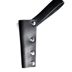 Green Suede Leather Wand Sleeve Leather Wand Holster with Green Thread as Sold in an Orlando Theme Park
