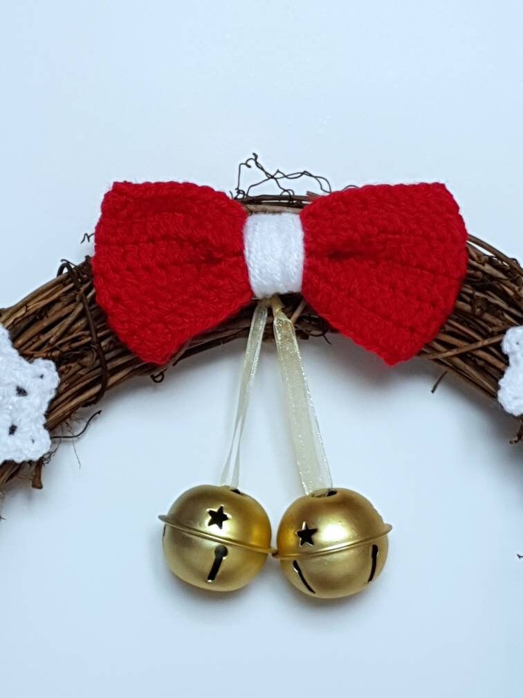 Weihnachtskranz 18 Zoll Mit Weihnachtsmann – Türkranz Für Draußen & Drinnen, Wetterfest, Rot