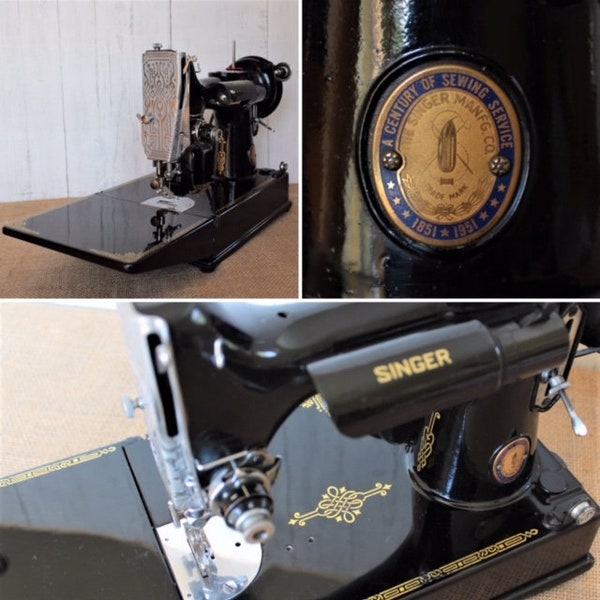 Singer Centenary 221K Featherweight sewing machine