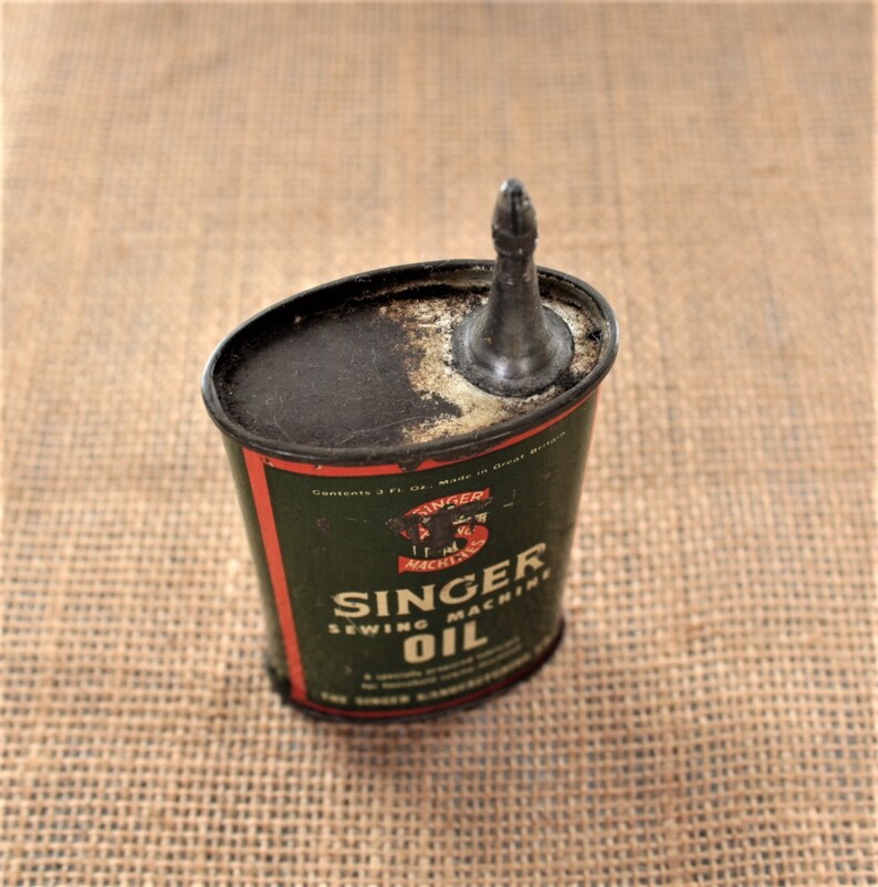 Original Singer sewing machine oil can Etsy