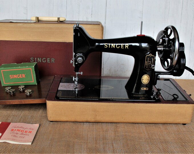 Singer 99k Hand Crank Sewing Machine With Back Stitching Etsy