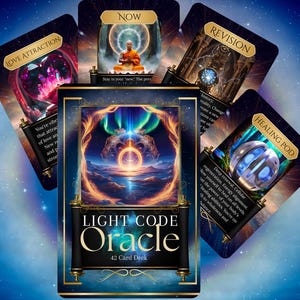Light Code Oracle | Card Deck | Divination | Psychic Reading |  Spiritual | Tarot | Cards with meaning on it
