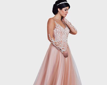 Pink Fantasy Wedding Dress Princess 