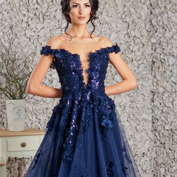 Shop Blue Wedding Dress - Etsy