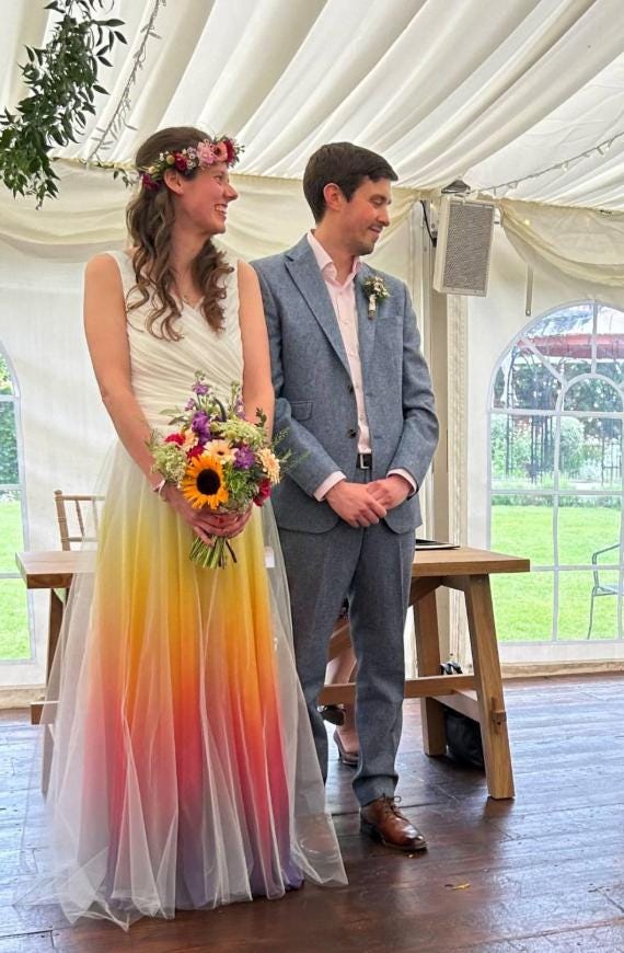 Hand Painted Ombre Wedding Dress. Colorful Wedding Dress. Maxi Wedding Dress. Sunset Wedding Dress.chiffon Dress. Beach Wedding Dress - Etsy Hand Painted Ombre Wedding Dress. Colorful Wedding Dress. Maxi Wedding Dress. Sunset Wedding Dress.chiffon Dress. Beach Wedding Dress - Etsy