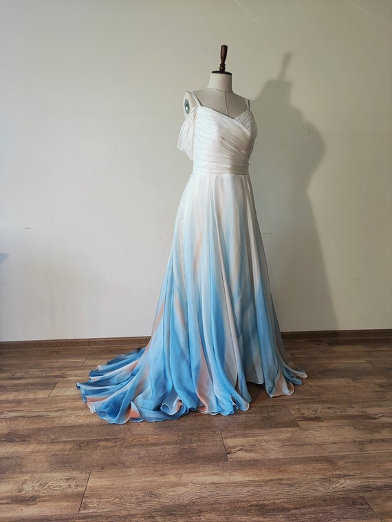blue dress for baby girl Mermaid Boho Wedding Dress Beach Bridal Dress Stunning Bohemian Lace Wedding Gown AWD2004 main image 0
