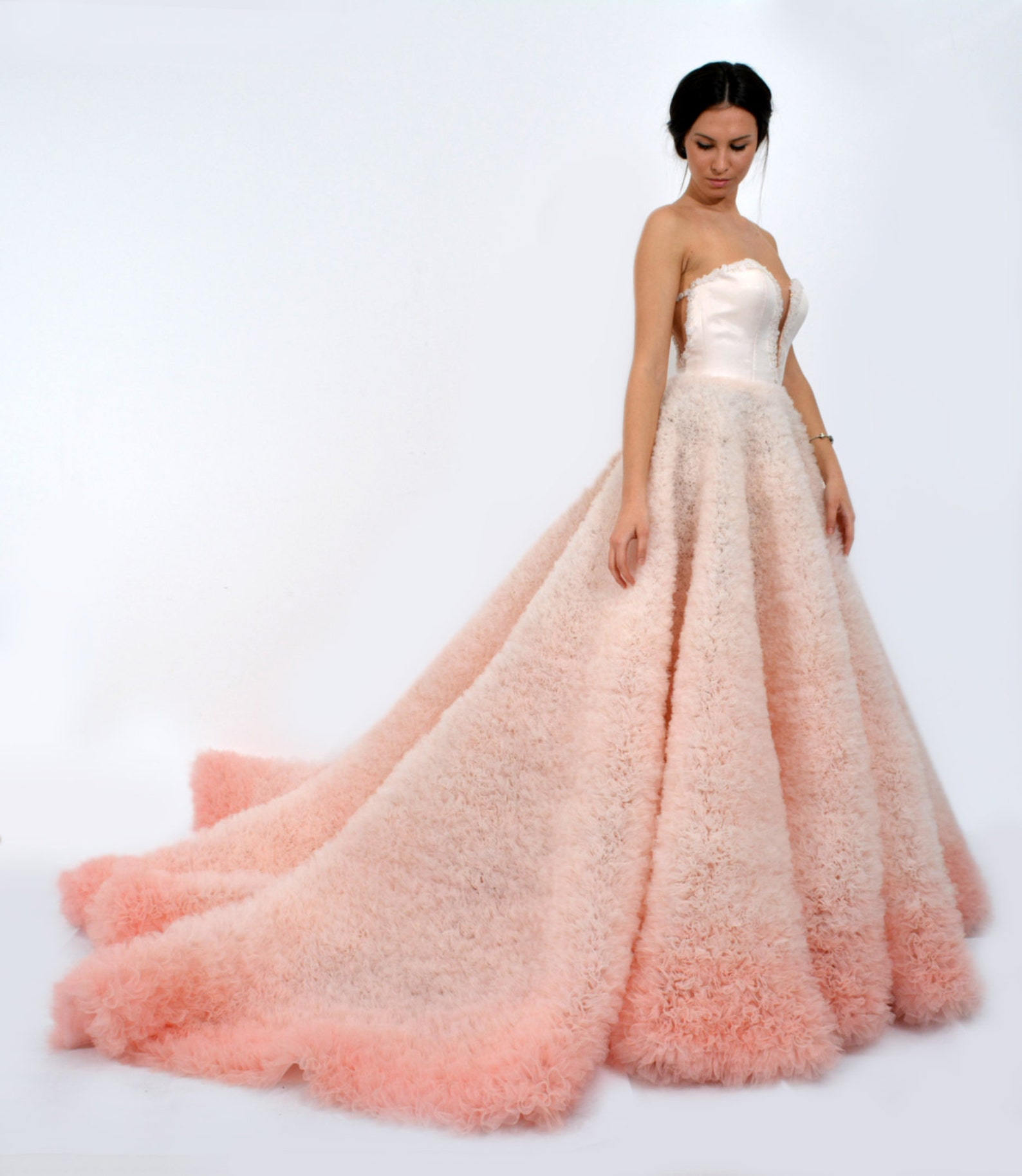 Pink Floss Ombre Dress