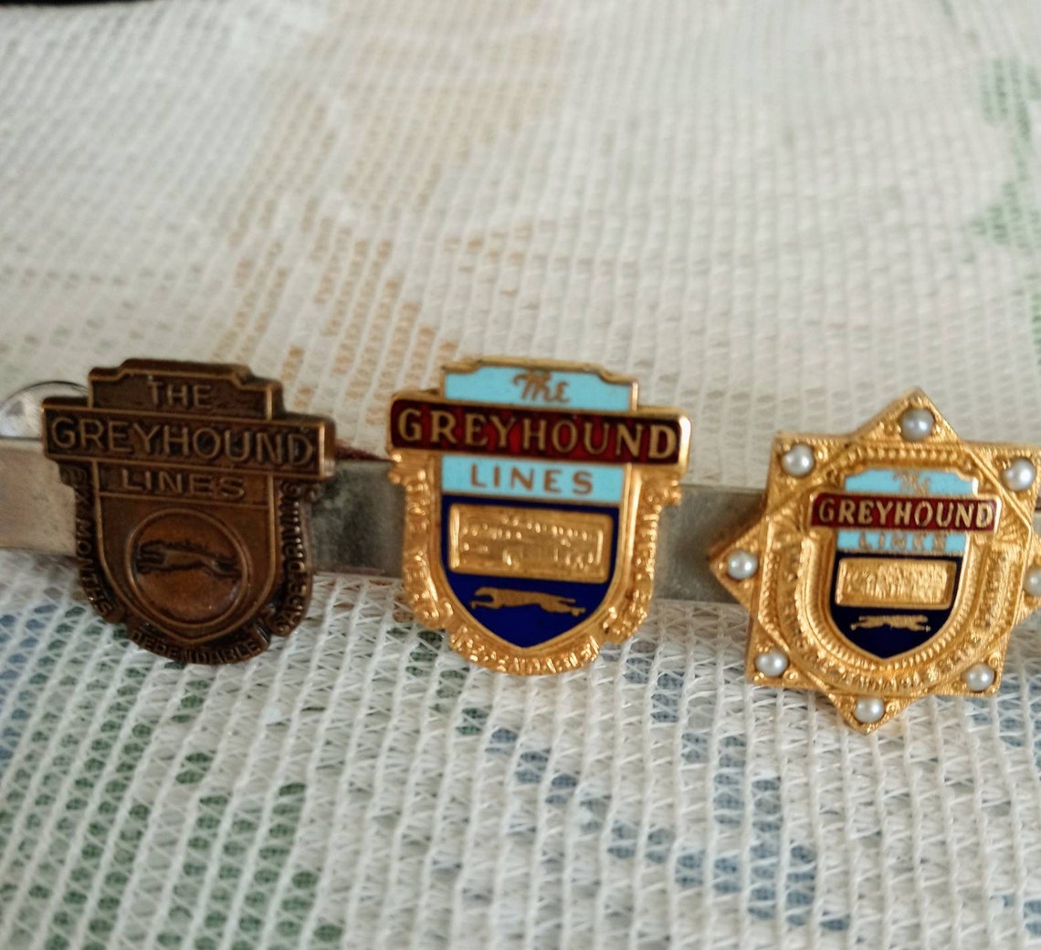 Grayhound Safe Driving Award Pins Set von 6 Etsy