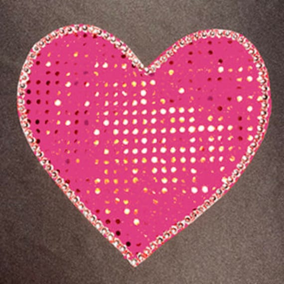 Sequins Patch Diy Patches, Sequin Heart Patch