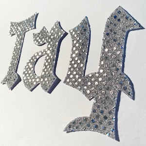 Taylor S. Tay Sequin Letters / Sew On or Glue on Applique Patches / Eras Tour DIY Concert Outfit / Large Letter Patches /American Handmade