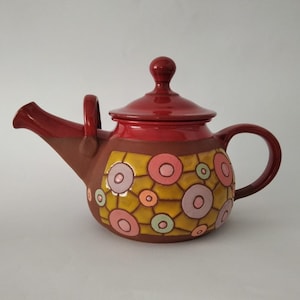 Unique pottery teapot, Tea makers, Wheel thrown ceramic teapot, Clay tea pot, Handmade Pottery Teapot, Pottery Teapot, Hostess gift, Tea pot