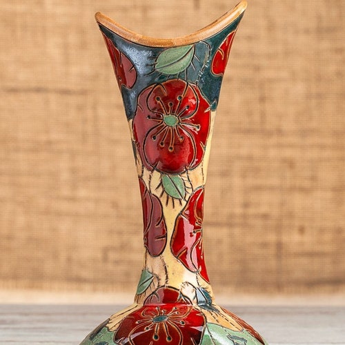 Pink Ceramic Bud Vase Handmade Small Flower Vase Pottery Etsy