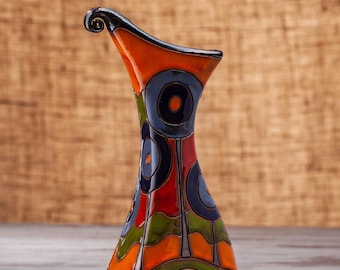 Flower Vase, Handmade Pottery Vase, Fresh Flower Vase, Ikebana Vase, Table Decor, Ceramics and Pottery, Pottery Vase, Ceramic Vase, Art Vase
