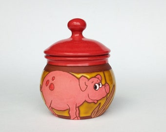 Pottery sugar bowl, Funny sugar box, Funny candy box, Sugar bowl, Handmade sugar box, Tea accessories, Pottery sugar caddy