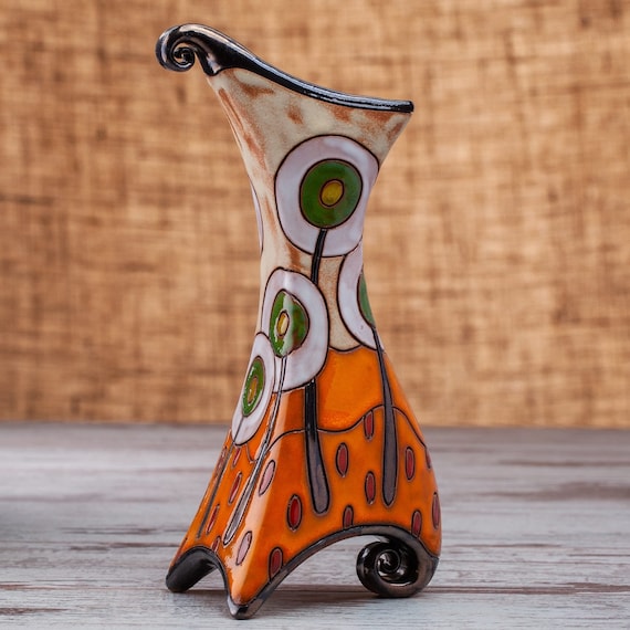 花瓶の陶磁器の装飾品の彫刻家の装飾テーブル小さな磁器の花