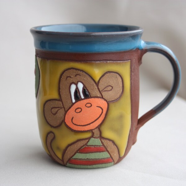Mugs with animal, Coffee Cup, Cute Mug, Unique mug, Mug for Kids, Funny Mug, Gift for kids, Espresso cup, Large mug, Teacup, Animal cup