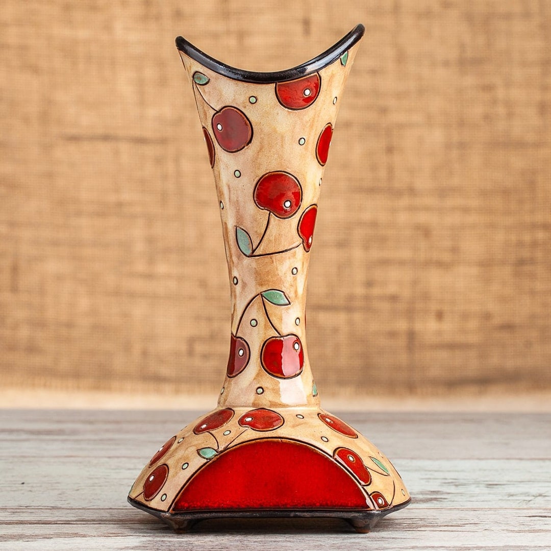 Ceramic Vase Bottle, Flower Vase, Ikebana Pot, Small Pottery Vase