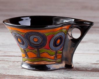 Espresso cup, Ceramic cup, Modern coffee cup, Espresso mug, Pottery handmade cup, Cute ceramic cup, Coffee cup, Pottery espresso mug, Cups