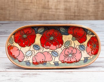 Fruit bowl, Handmade ceramic plate, Ceramic fruit dish, Serving platter, Handmade fruit bowls, Serving tray, Serving Dish, Stoneware bowl