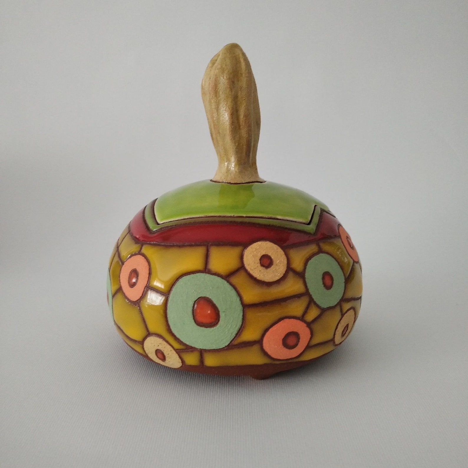 Pottery Sugar Bowl Ceramic Sugar Canister Ceramic Honey Pot Etsy