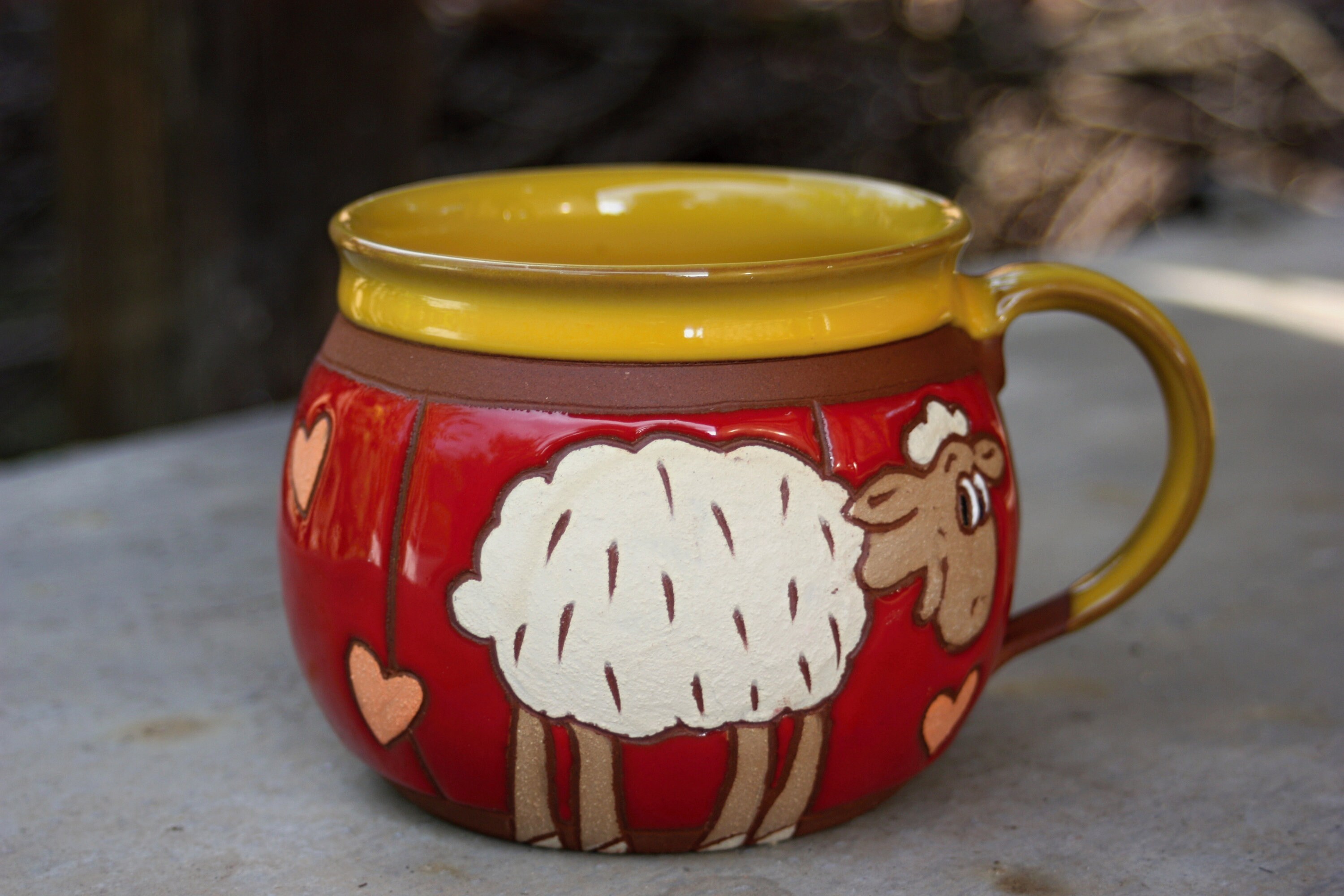 Coffee Mug Handmade Pottery Coffee Mug Cup for Kids Etsy UK