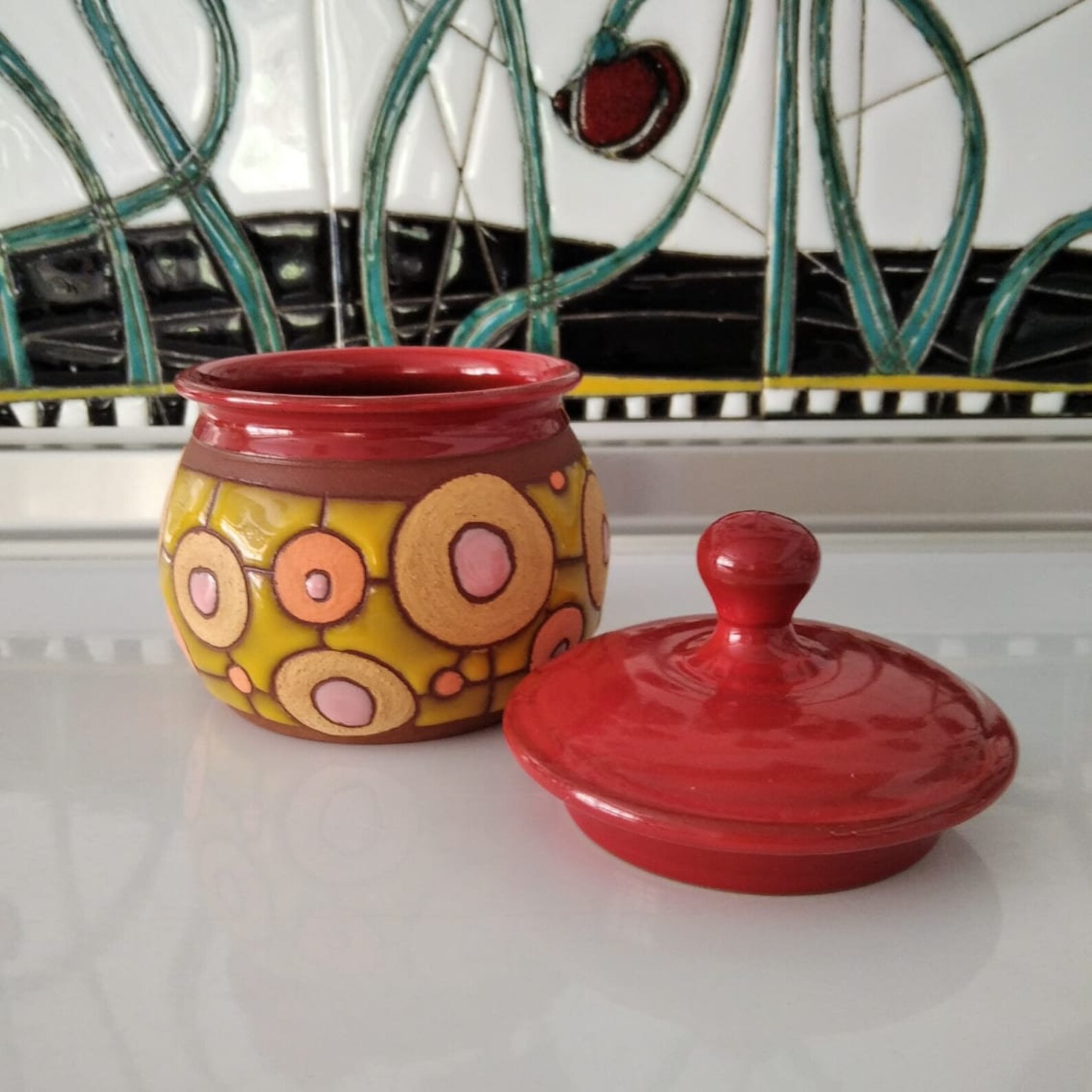 Handmade Sugar Bowl With Lid Pottery Jar With Lid Etsy UK