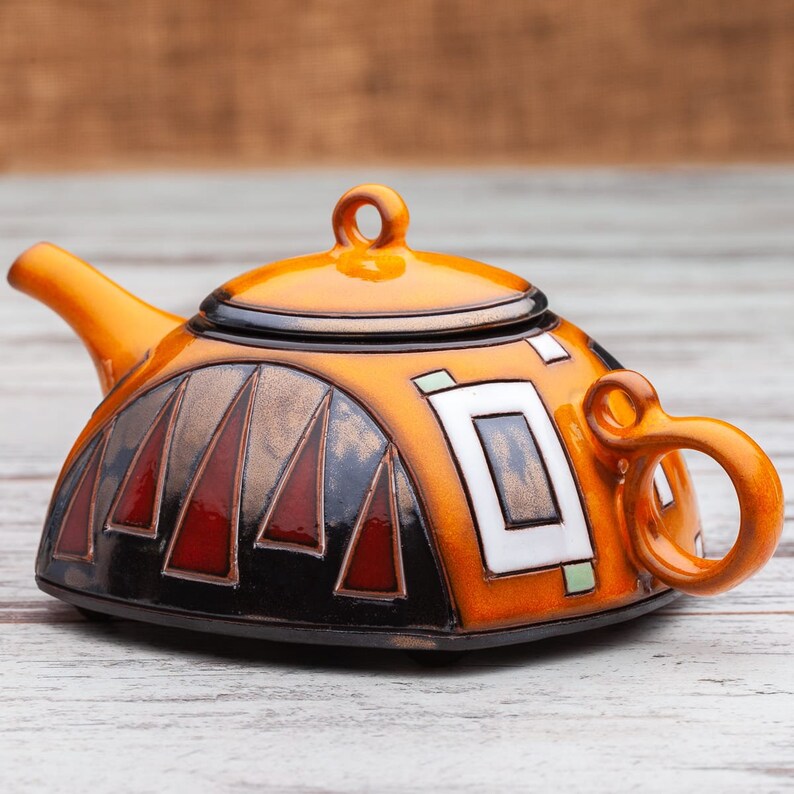 Small Teapot Pottery Teapot Ceramic Kettle Handmade Teapot Etsy