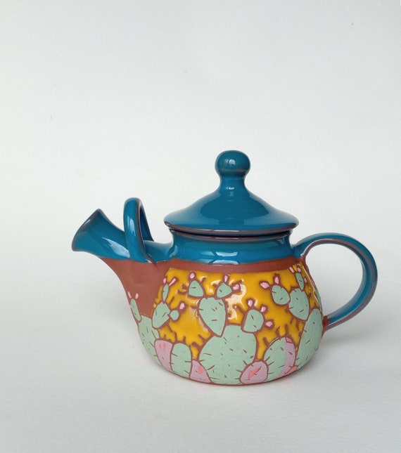 陶芸作家さんのアートなteaポット クラフト・ユー まんまるポット 耐熱ガラスのかわいいポット