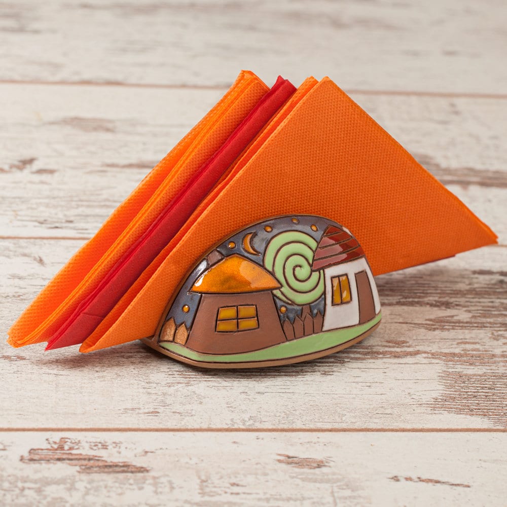Clay napkin holder best sale