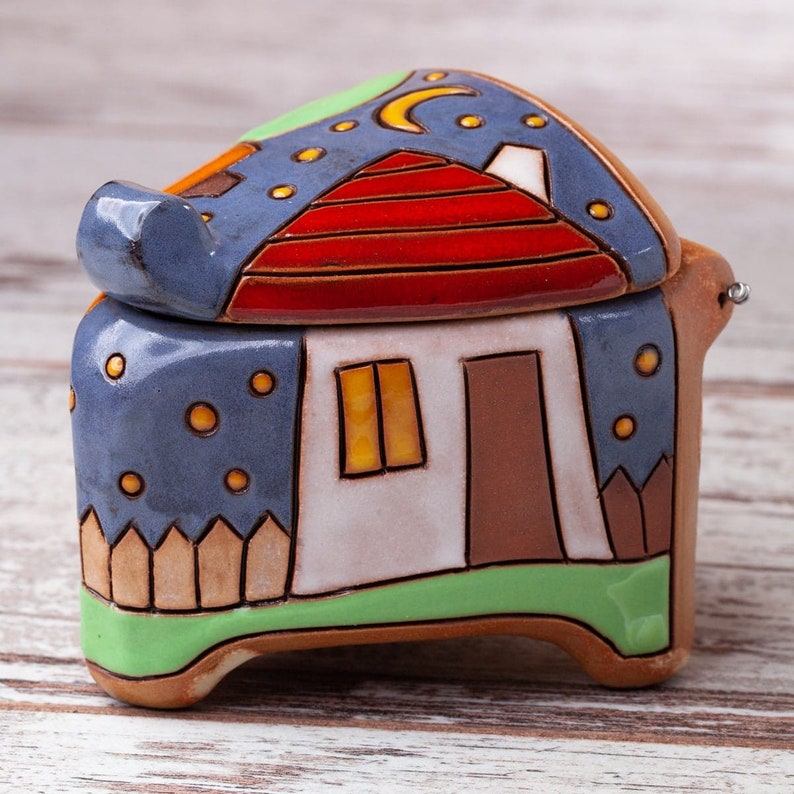 Ceramic jewelry box Pottery box Gift for her Handamde Etsy