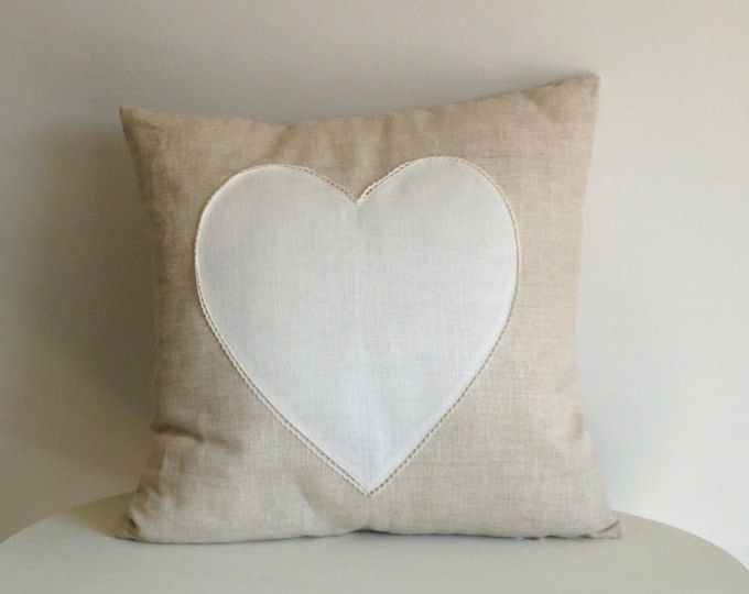 Fodera per cuscino con cuore