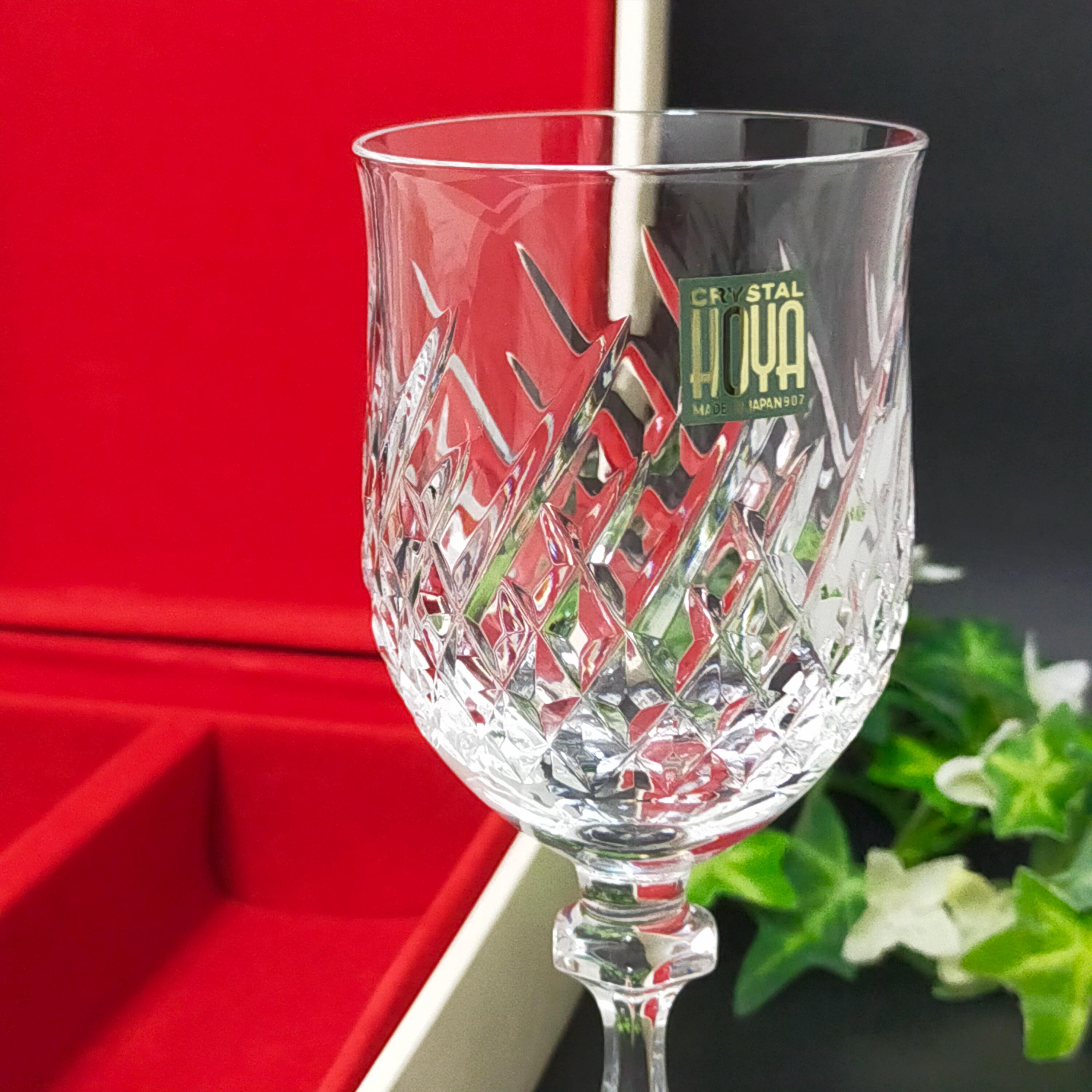 HOYA CRYSTAL ホーヤクリスタル グラス 6個 ◇【未使用】HOYA