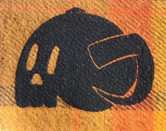 Patch sérigraphié Demon Skull - Encre noire