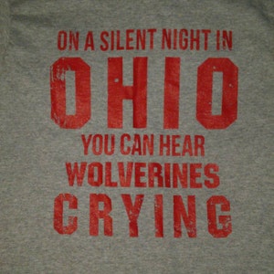 On a silent night in Ohio T shirts
